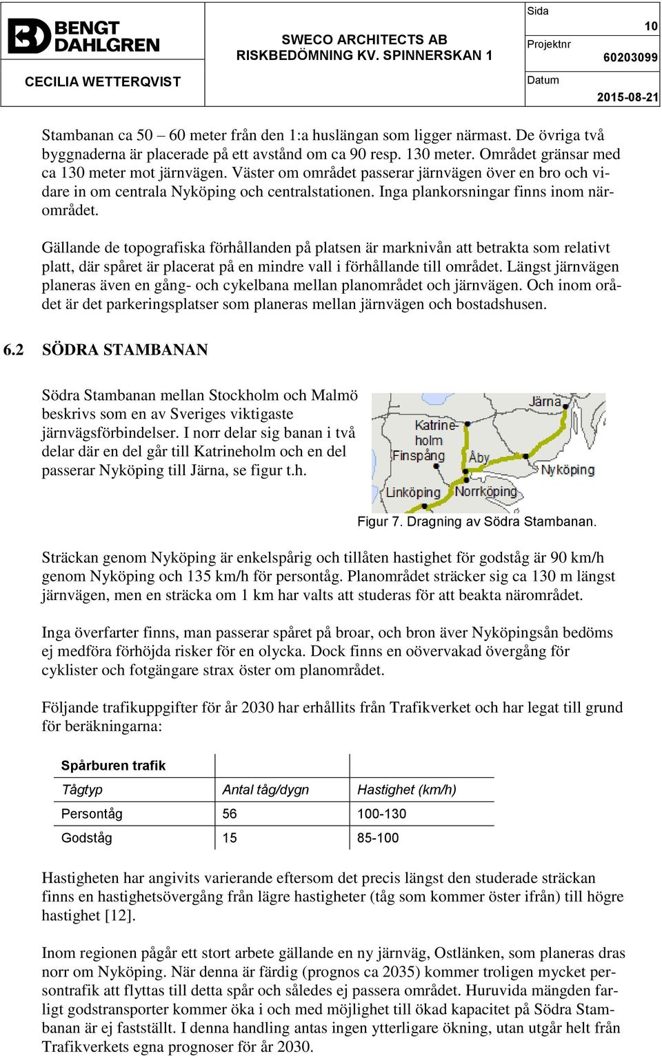 Gällande de topografiska förhållanden på platsen är marknivån att betrakta som relativt platt, där spåret är placerat på en mindre vall i förhållande till området.