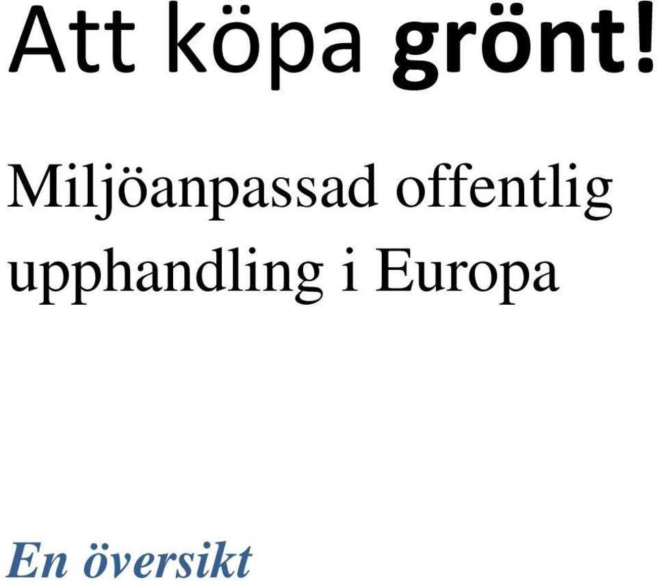 offentlig