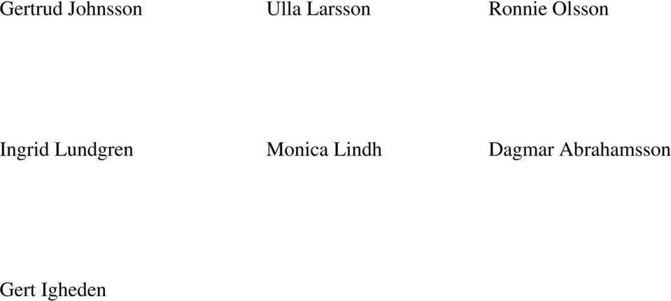 Ingrid Lundgren Monica