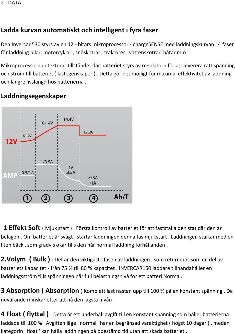 Detta gör det möjligt för maximal effektivitet av laddning och längre livslängd hos batterierna.