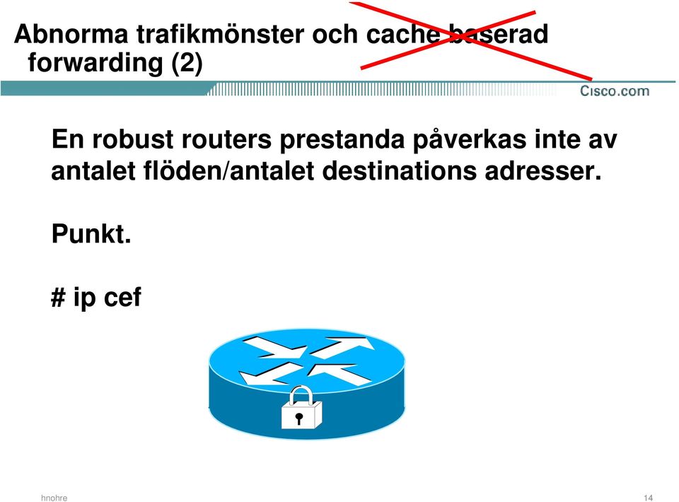 prestanda påverkas inte av antalet