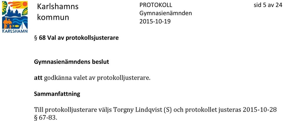 protokolljusterare.