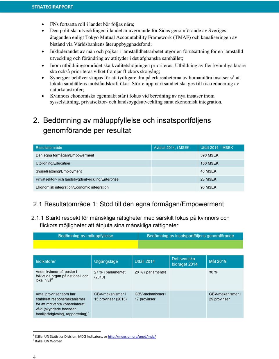 i det afghanska samhället; Inom utbildningsområdet ska kvalitetshöjningen prioriteras.