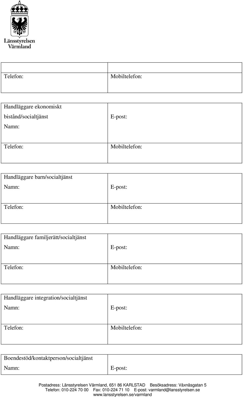 Handläggare integration/socialtjänst