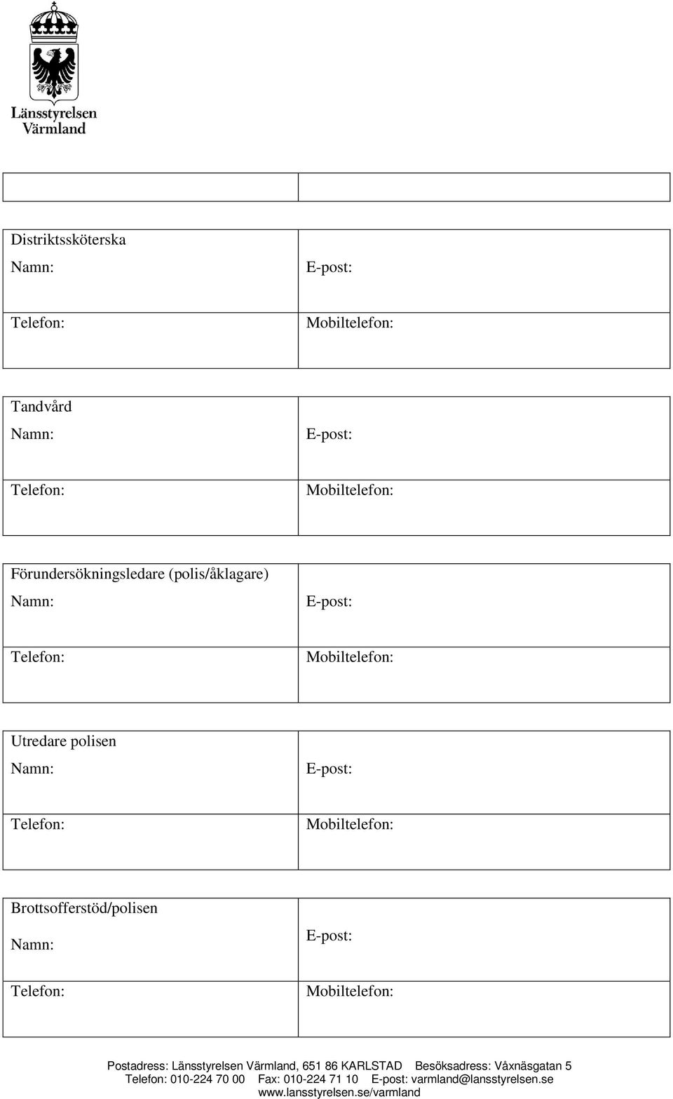 Utredare polisen Brottsofferstöd/polisen