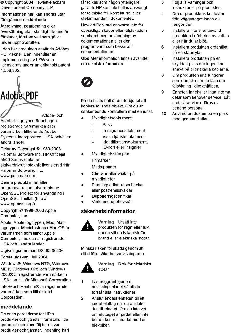 Den innehåller en implementering av LZW som licensierats under amerikanskt patent 4,558,302.