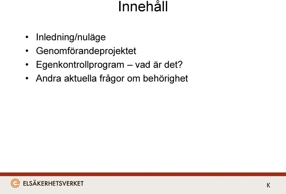 Egenkontrollprogram vad är