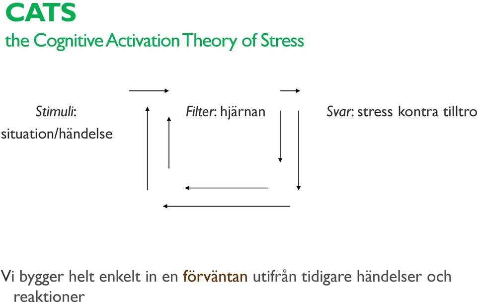 tilltro situation/händelse Vi bygger helt enkelt