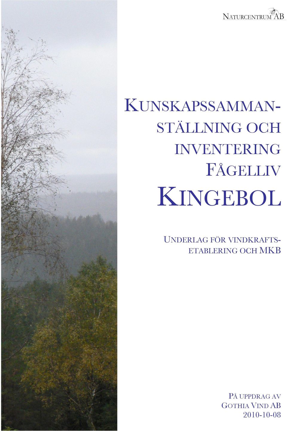 UNDERLAG FÖR VINDKRAFTS- ETABLERING