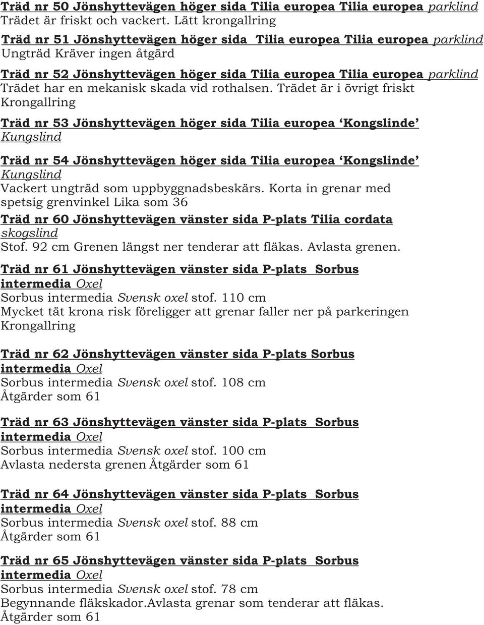 Trädet har en mekanisk skada vid rothalsen.