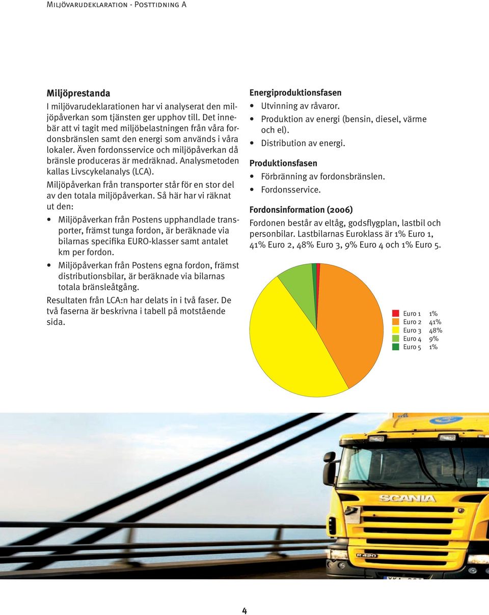 Analysmetoden kallas Livscykelanalys (LCA). Miljöpåverkan från transporter står för en stor del av den totala miljöpåverkan.