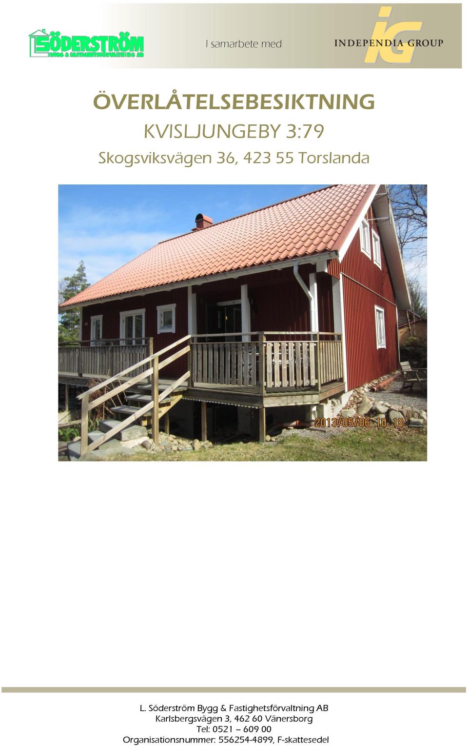 Söderström Bygg & Fastighetsförvaltning AB Karlsbergsvägen