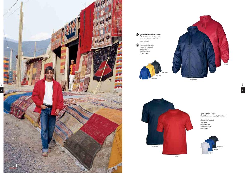 Yttermaterial: Polyester Foder: Polyestermesh Storlekar: S-XXL Ca pris: 119:- 450 röd