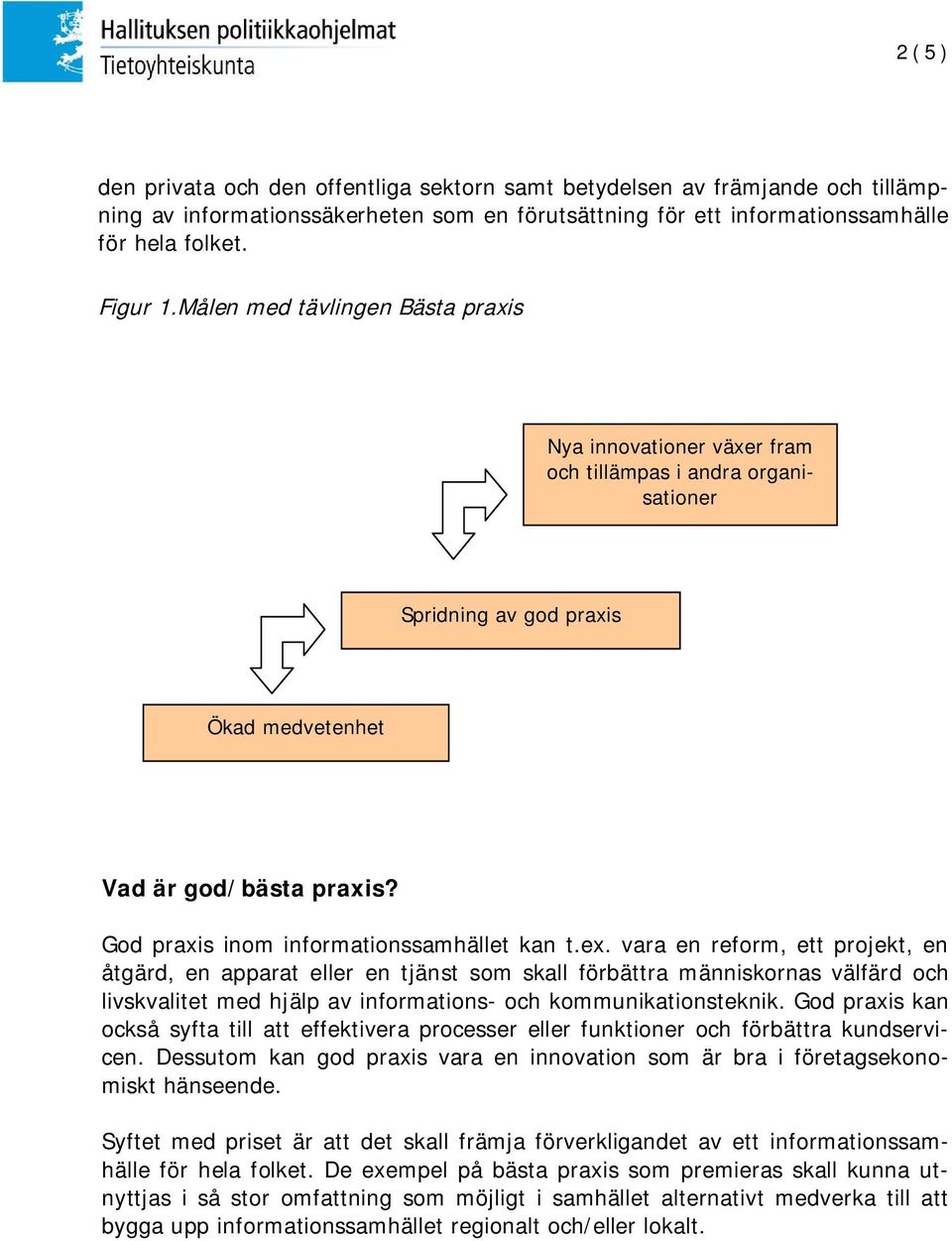 God praxis inom informationssamhället kan t.ex.