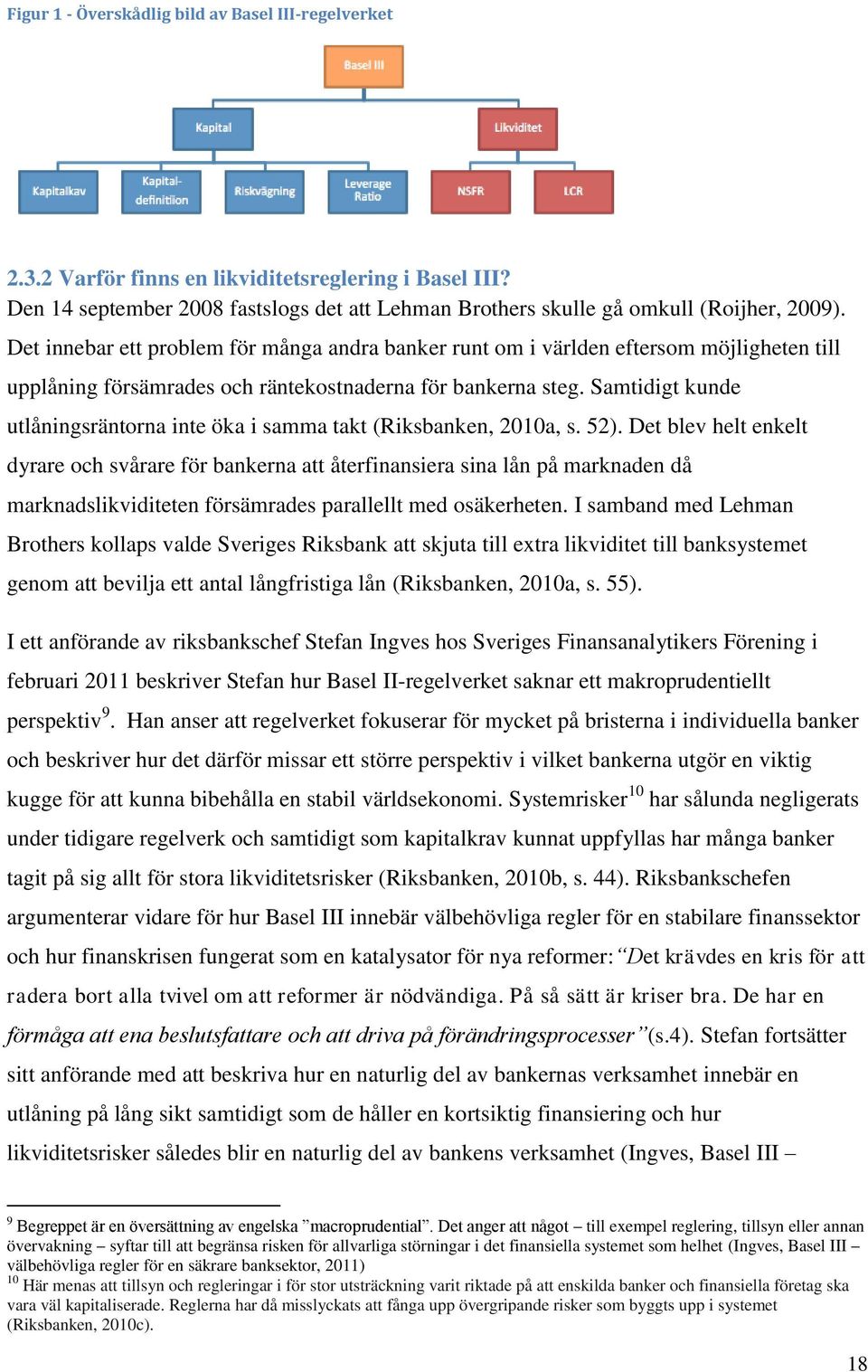 Samtidigt kunde utlåningsräntorna inte öka i samma takt (Riksbanken, 2010a, s. 52).