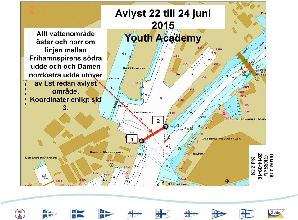 av Lst redan avlyst område. Koordinater enligt sid 3.