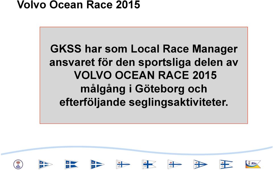 delen av VOLVO OCEAN RACE 2015 målgång i