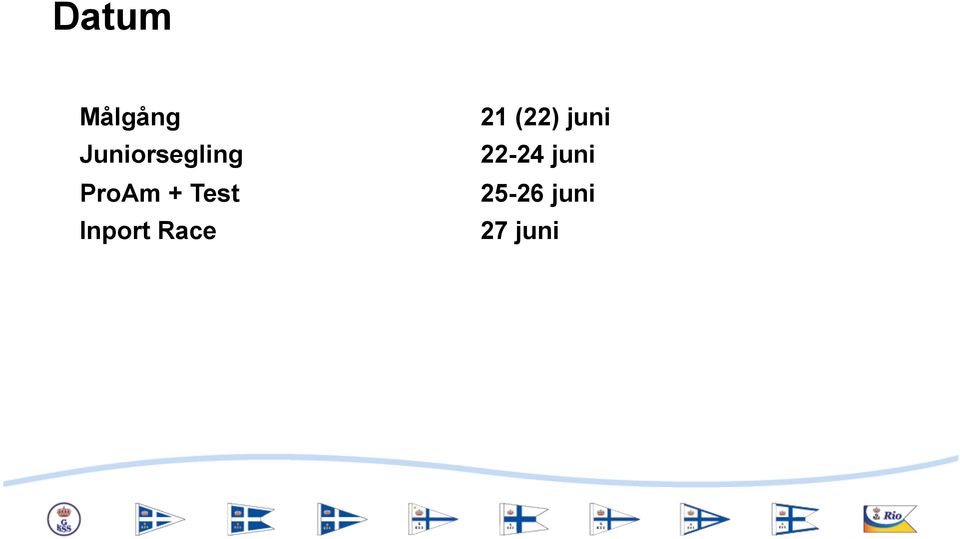 22-24 juni ProAm + Test