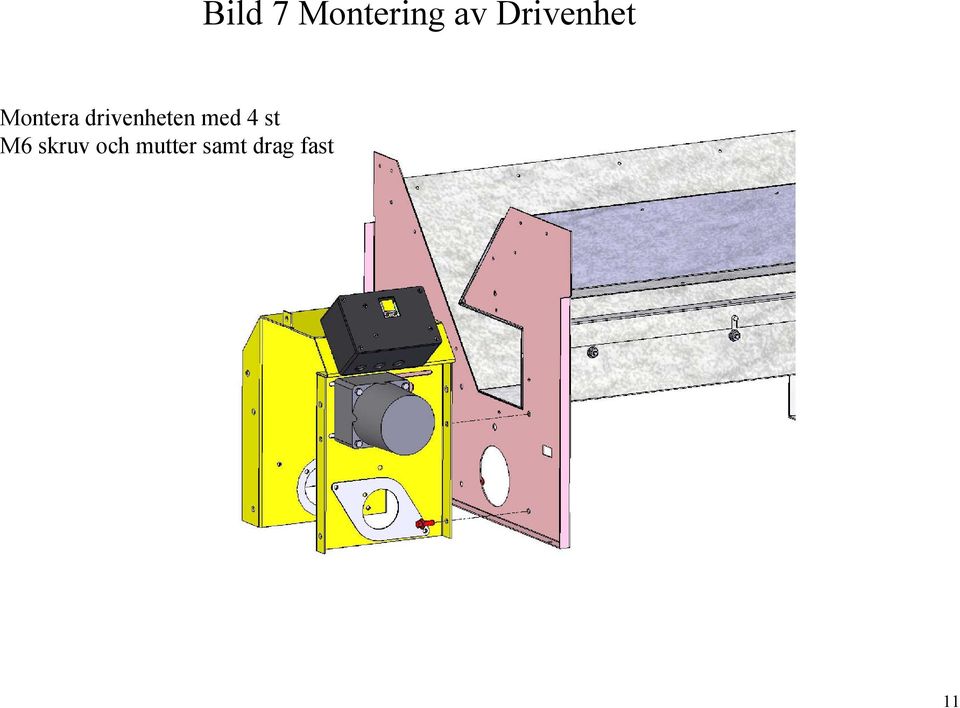 drivenheten med 4 st M6