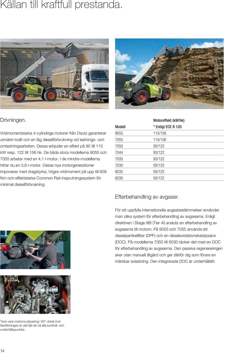 Dessa nya motorgenerationer imponerar med dragstyrka, högre vridmoment på upp till 609 Nm och effektstarka Common Rail-insprutningssystem för minimal dieselförbrukning.