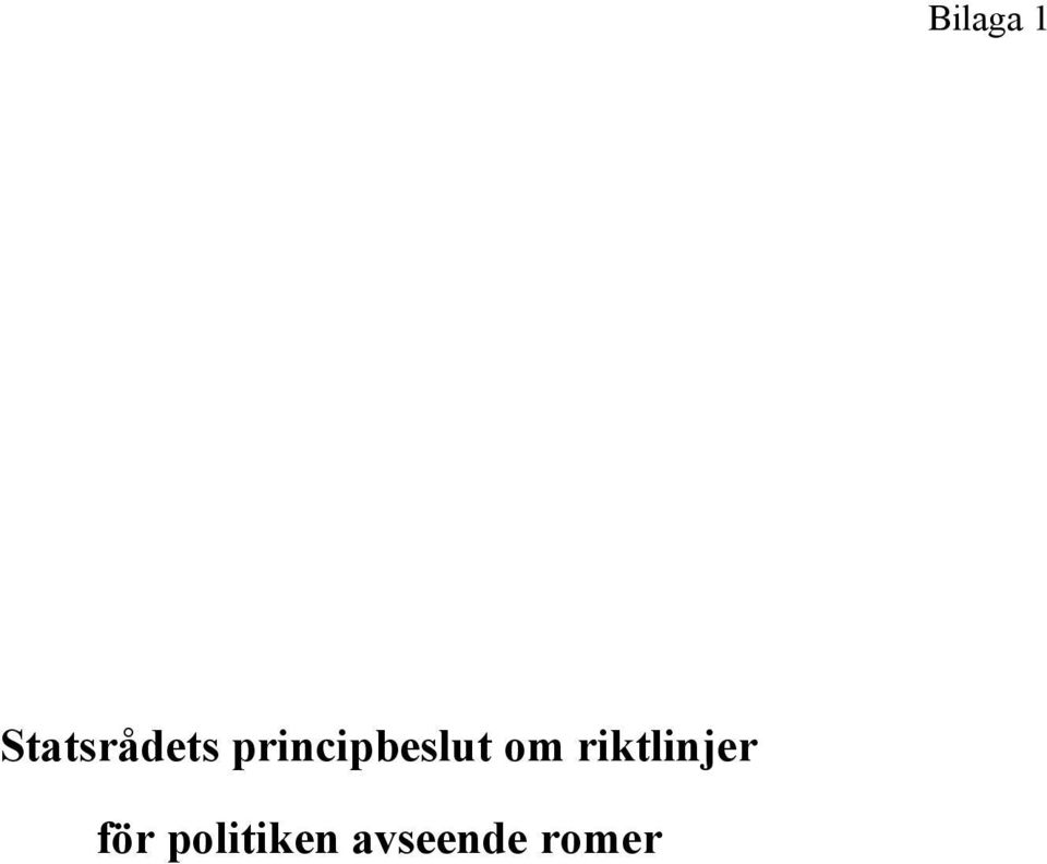 principbeslut om