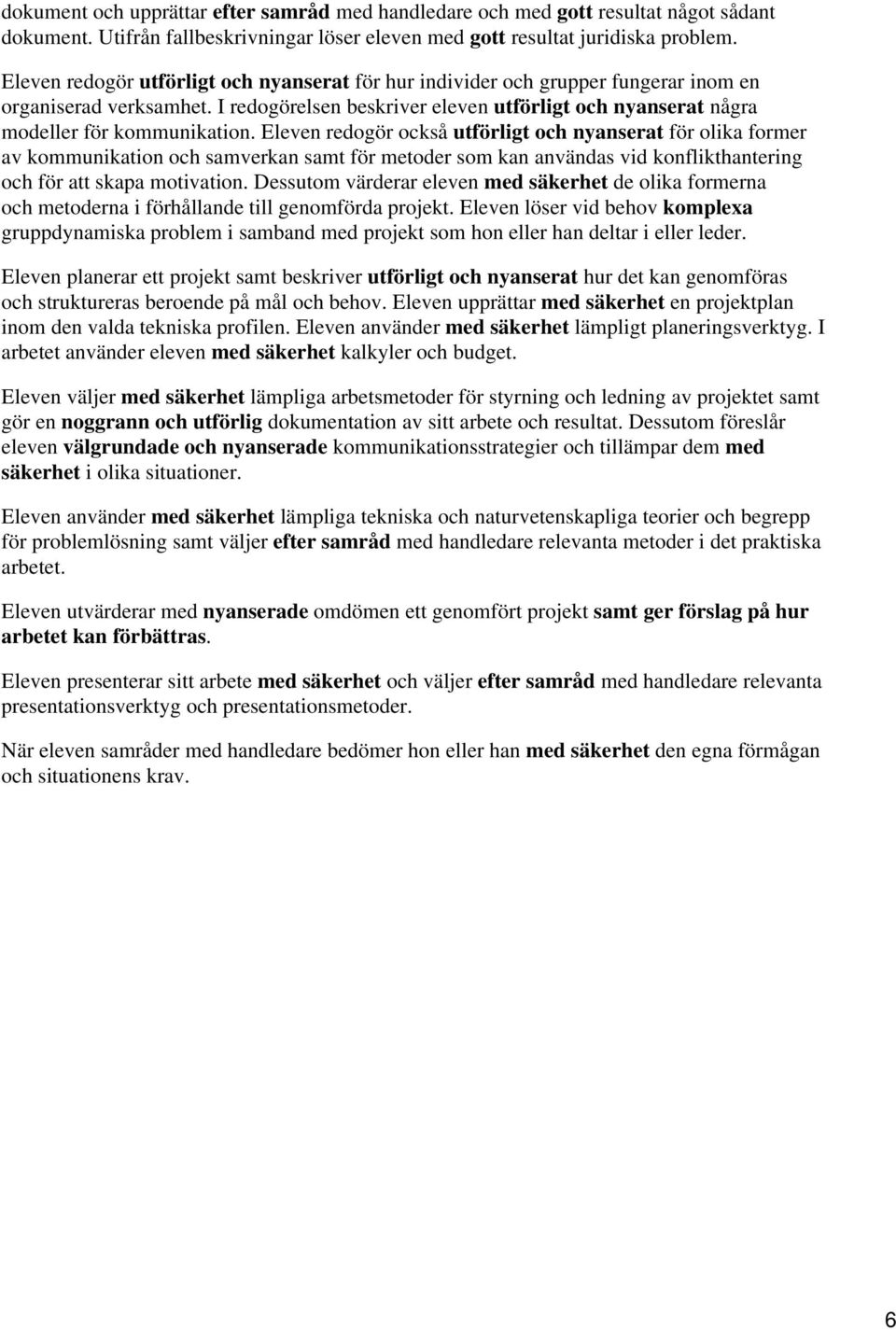 Eleven redogör också utförligt och nyanserat för olika former av kommunikation och samverkan samt för metoder som kan användas vid konflikthantering och för att skapa motivation.