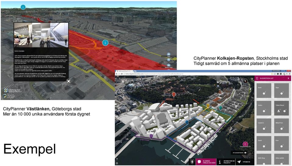 CityPlanner Västlänken, Göteborgs stad Mer än