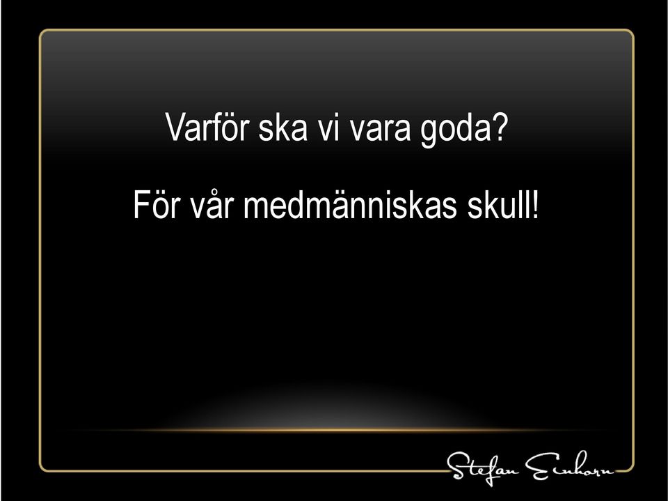 För vår