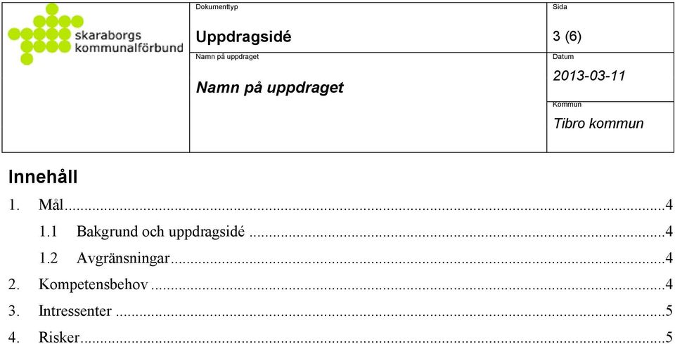 ..4 2. Kompetensbehov...4 3.