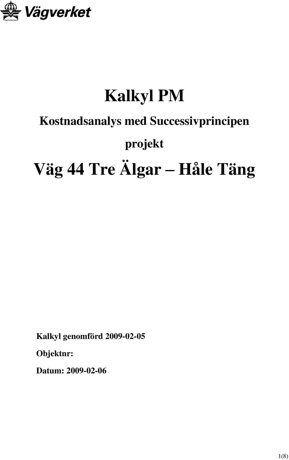 projekt Kalkyl