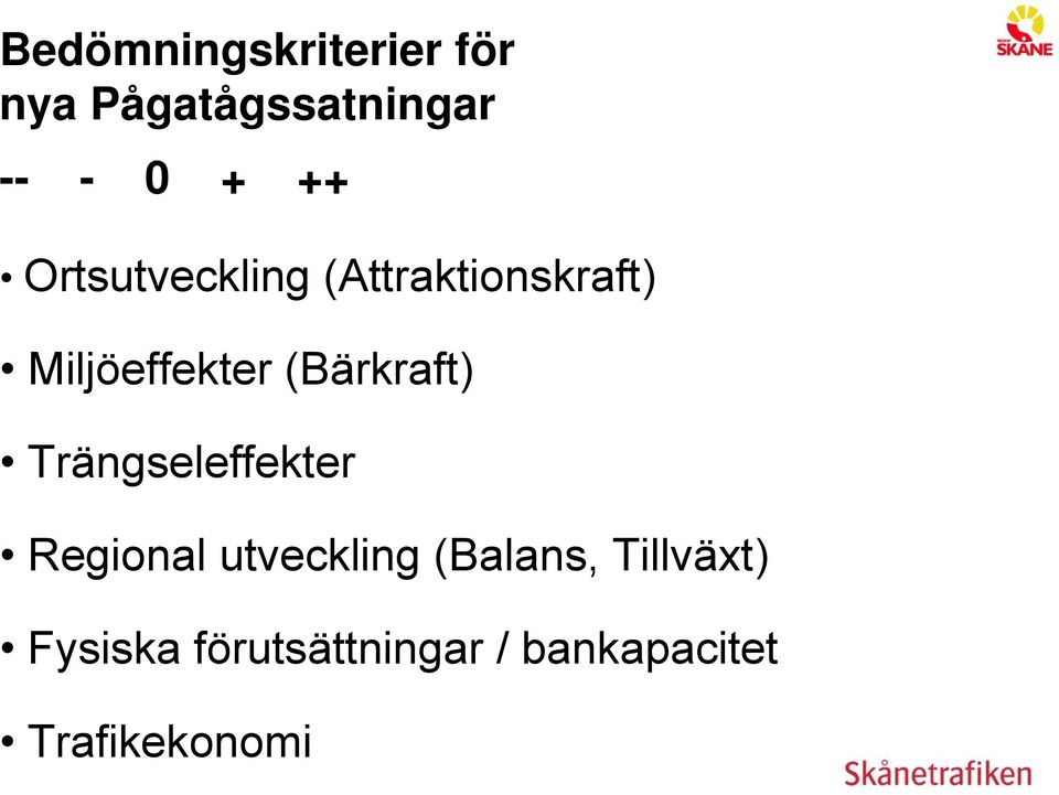 (Bärkraft) Trängseleffekter Regional utveckling (Balans,