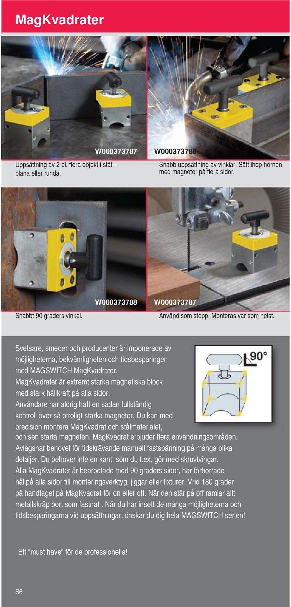 MagKvadrater är extremt starka magnetiska block med stark hållkraft på alla sidor. Användare har aldrig haft en sådan fullständig kontroll över så otroligt starka magneter.