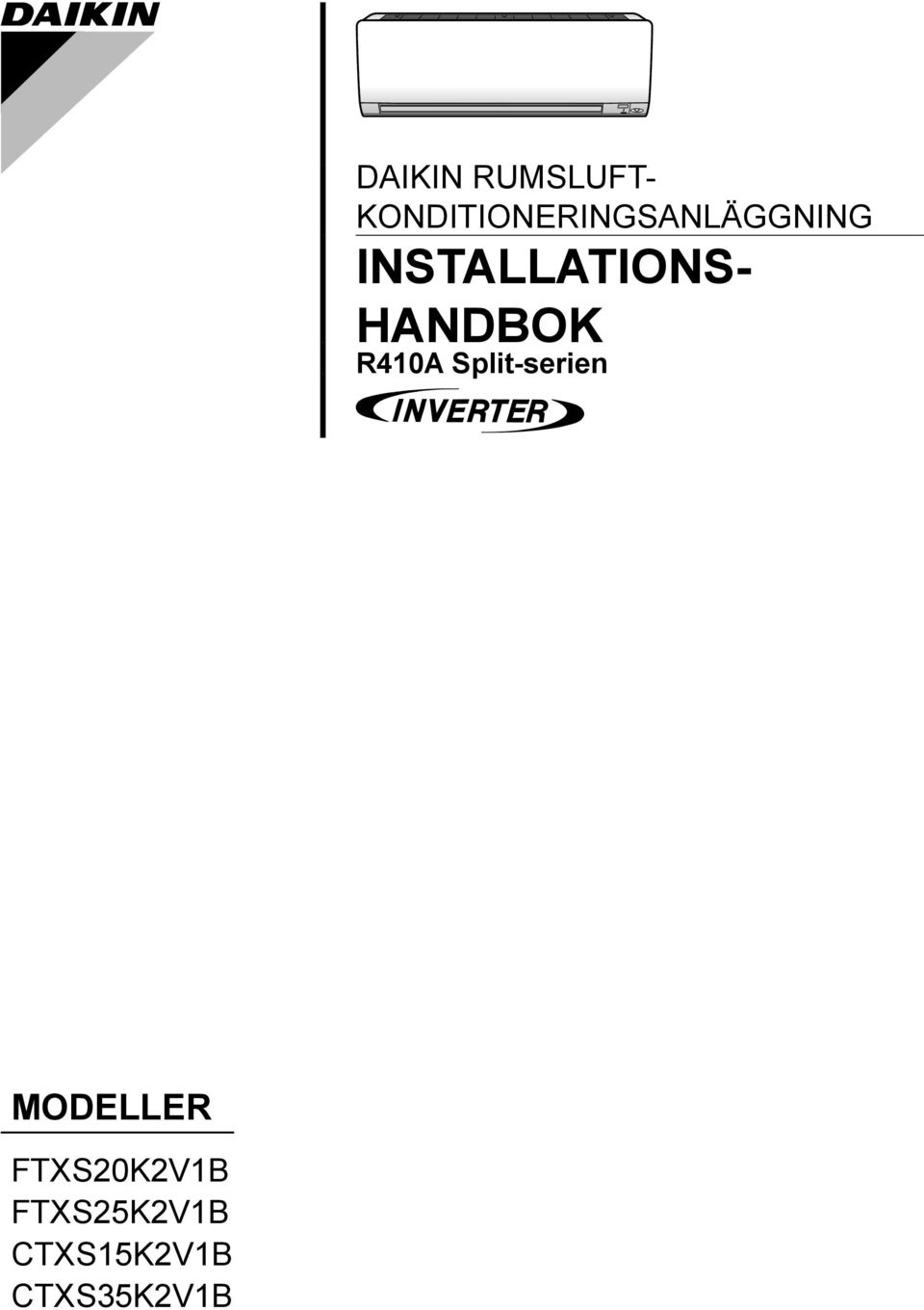 INSTALLATIONS- HANDBOK R0A