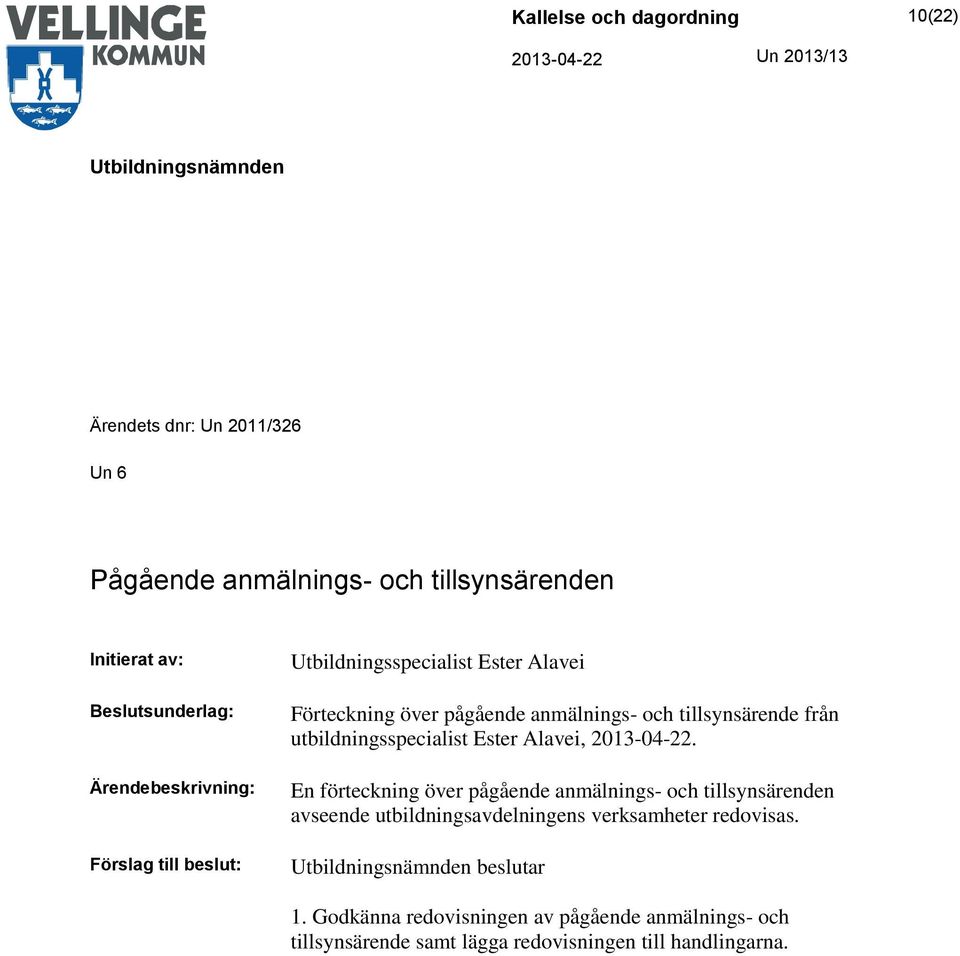 utbildningsspecialist Ester Alavei,.