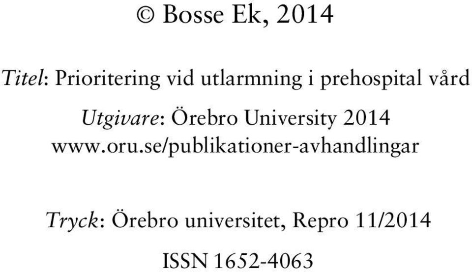 University 2014 www.oru.
