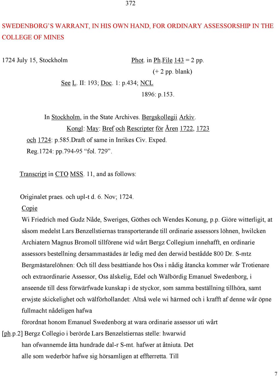 794-95 fol. 729. Transcript