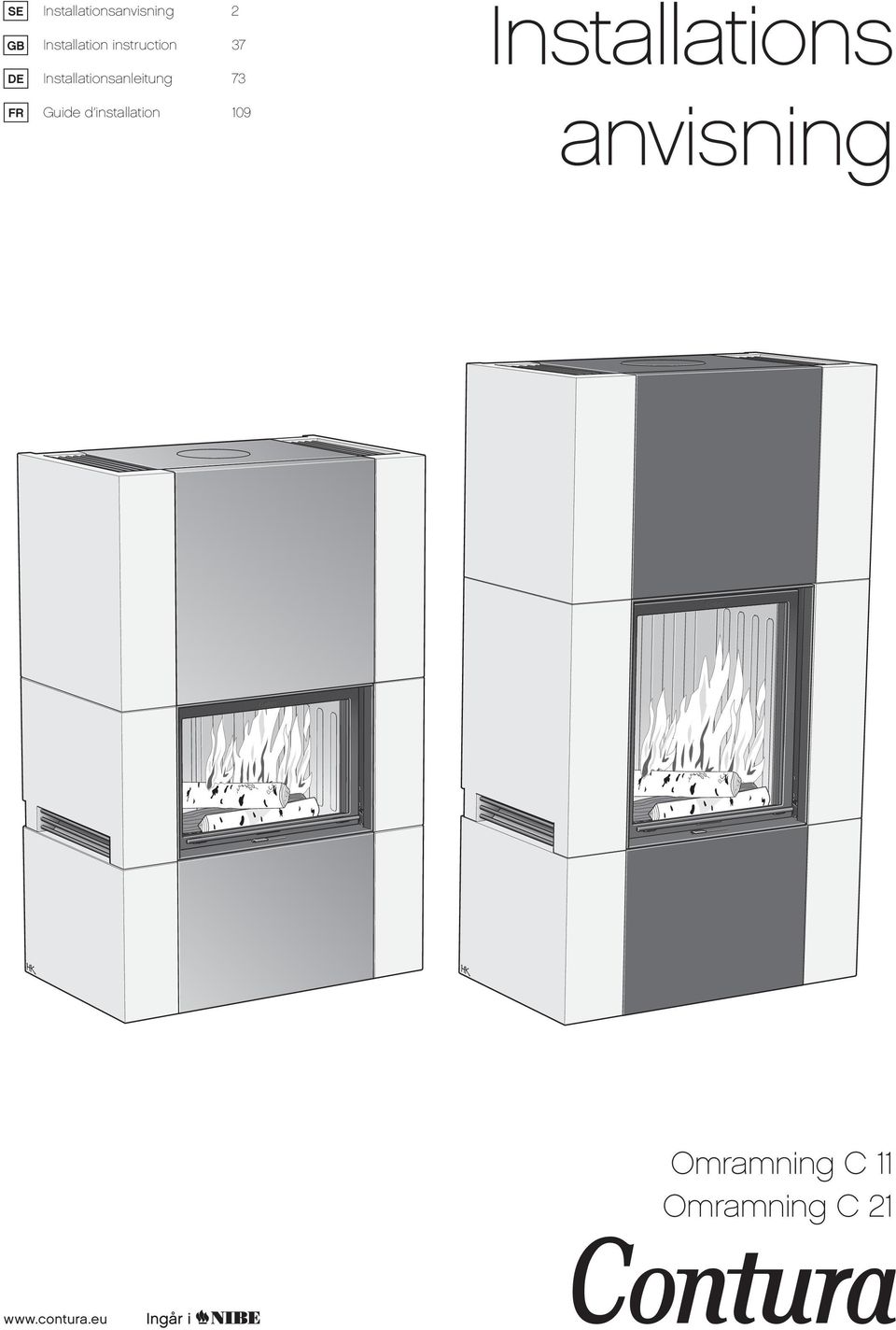 Installationsanleitung 73 Guide d