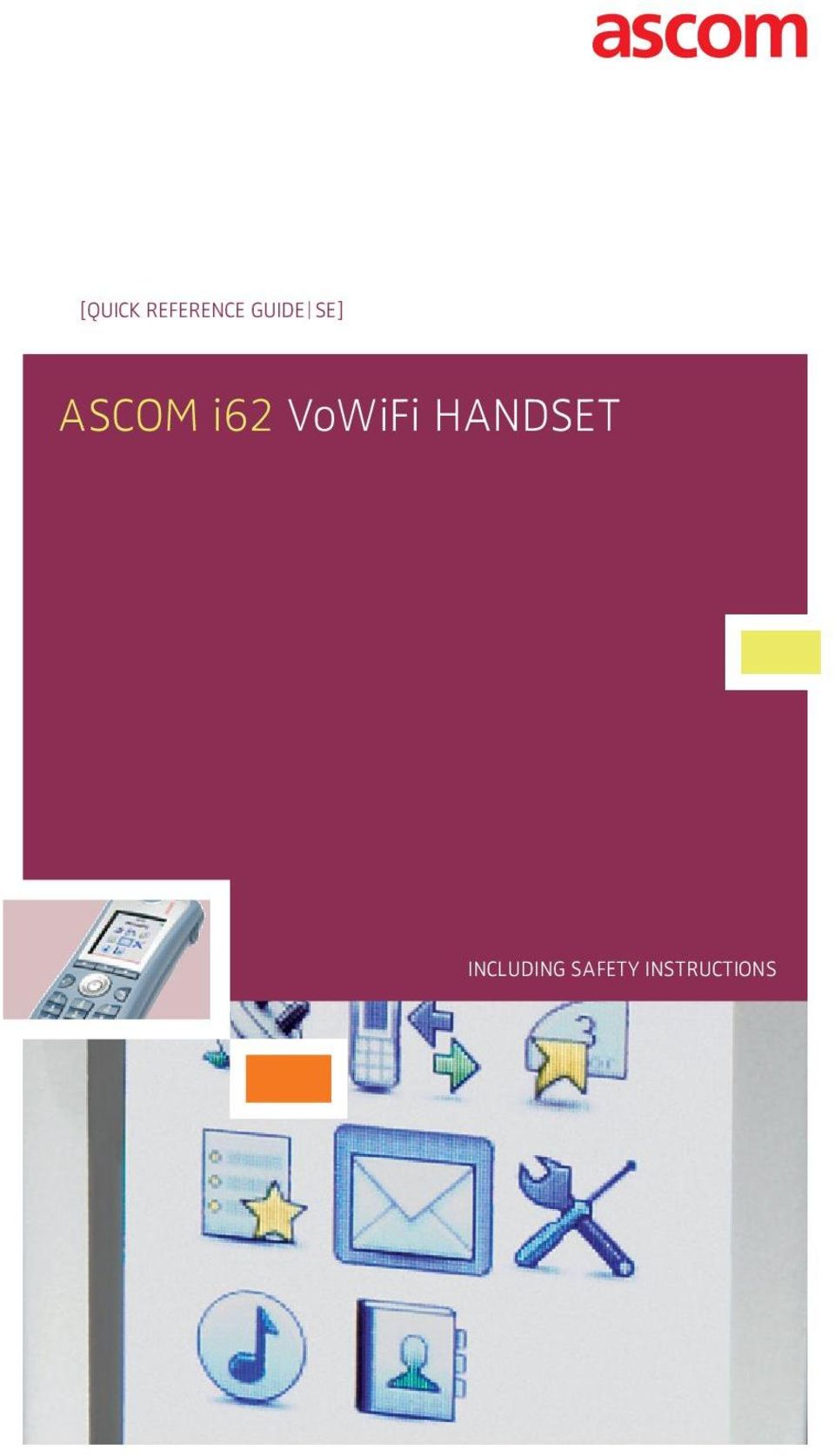 ASCOM i62 VoWiFi HANDSET - PDF Gratis nedladdning