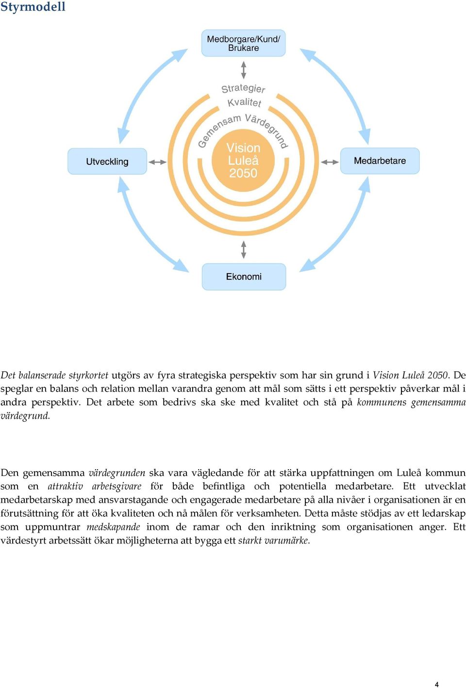 Det arbete som bedrivs ska ske med kvalitet och stå på kommunens gemensamma värdegrund.