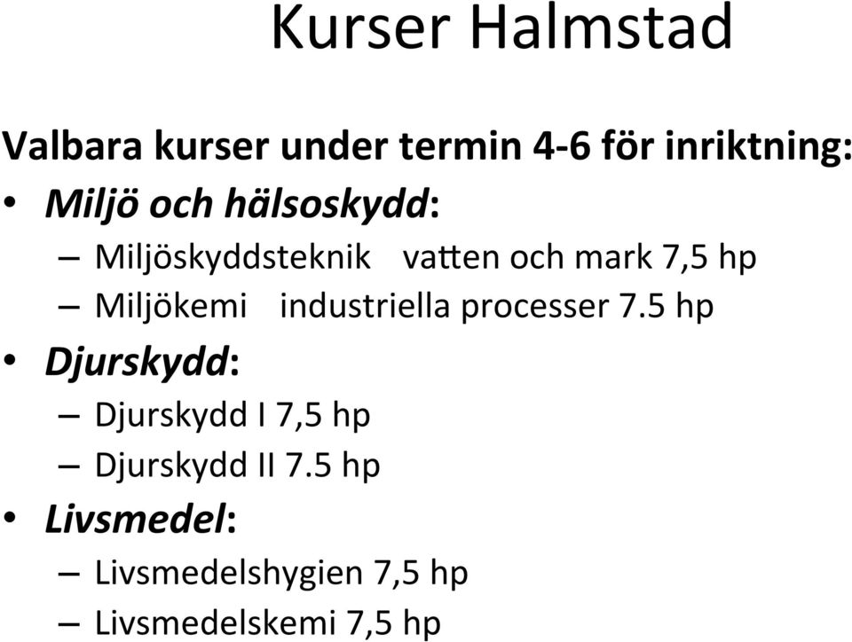 Miljökemi industriella processer 7.