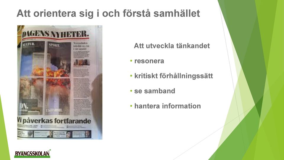 resonera kritiskt