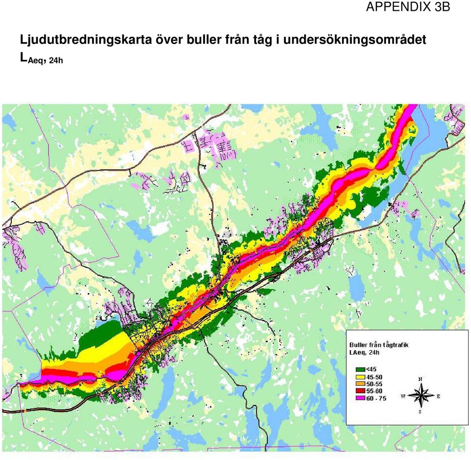 över buller från tåg