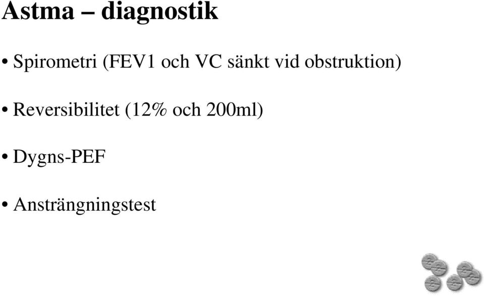 obstruktion) Reversibilitet