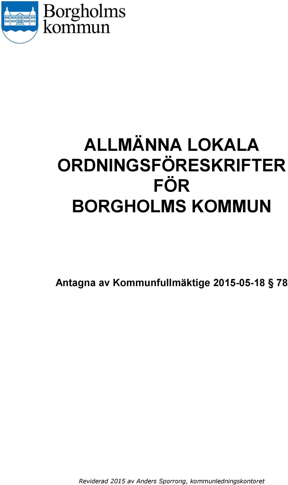 Kommunfullmäktige 2015-05-18 78