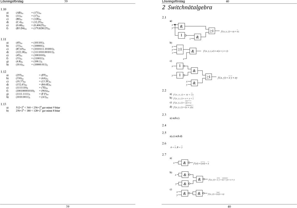 5F) 6 d) (32,43) 0 = (84.6E) 6 e) (0) 2 = (7E) 6 f) (00000000) 2 = (90A) 6 g) (.) 2 = (F.F) 6 h) (00.00) 2 = (A3) 6.