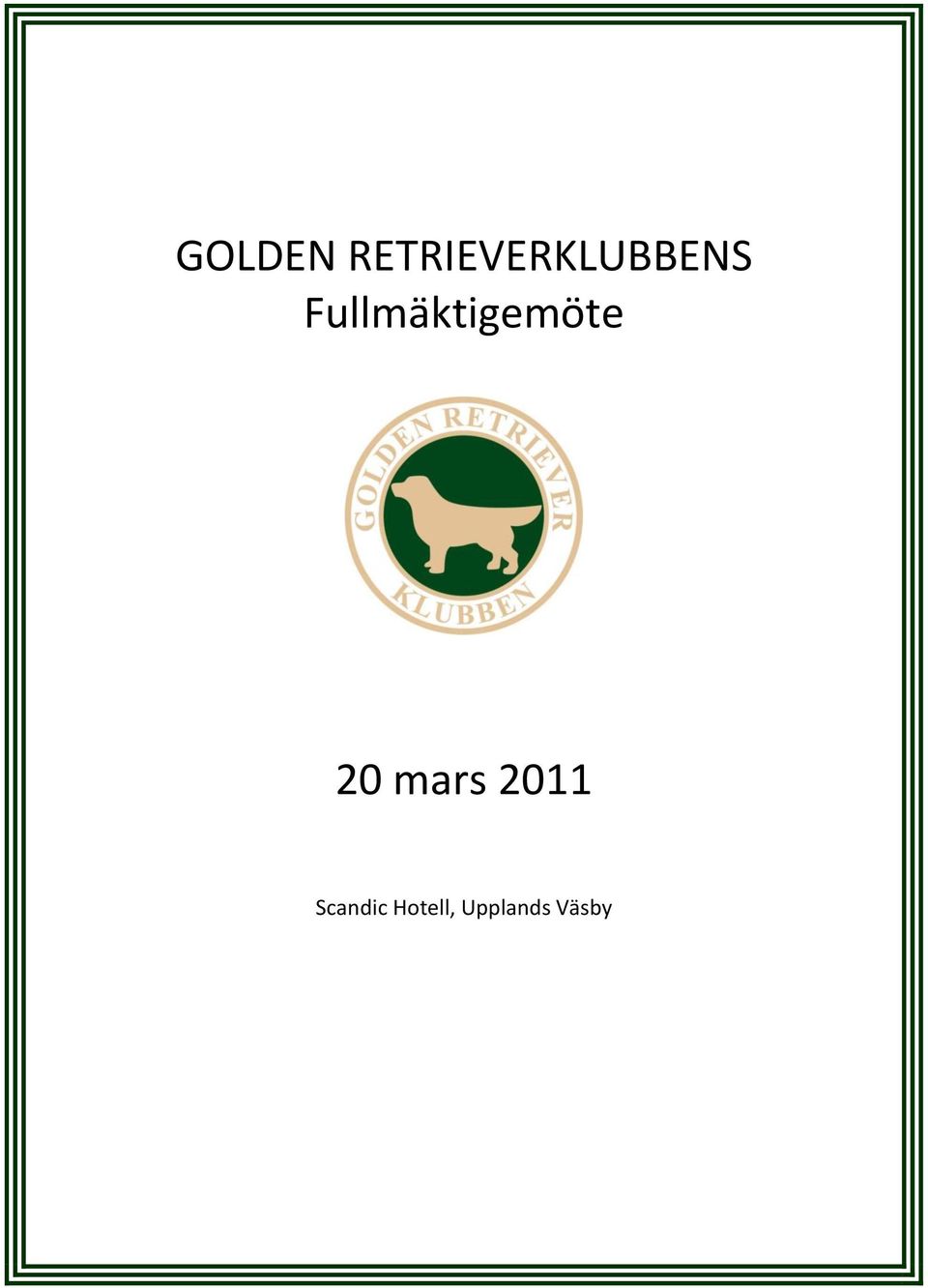 Fullmäktigemöte 20