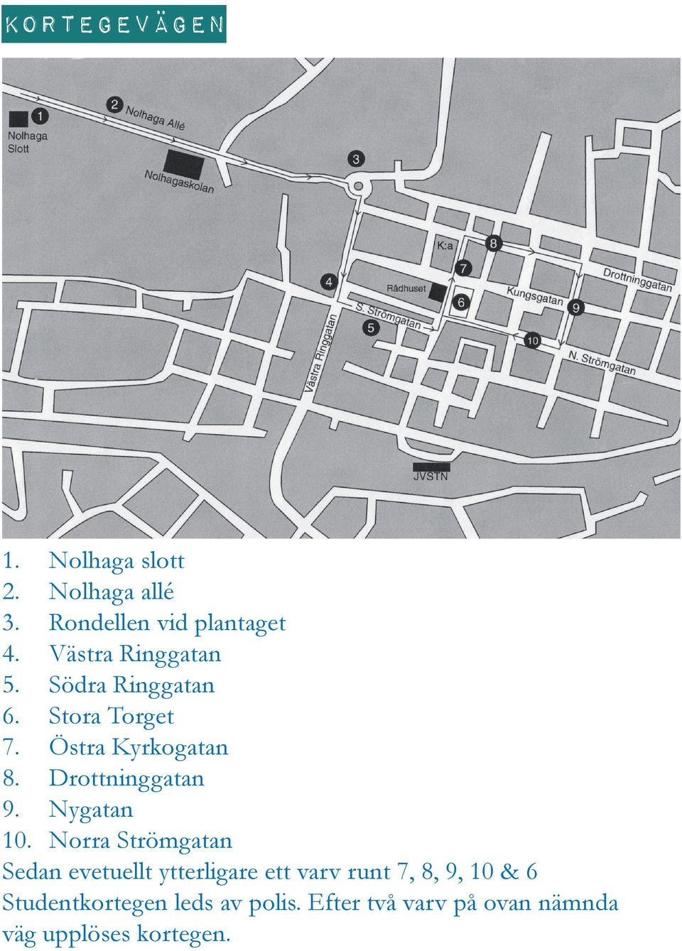 Drottninggatan 9. Nygatan 10.