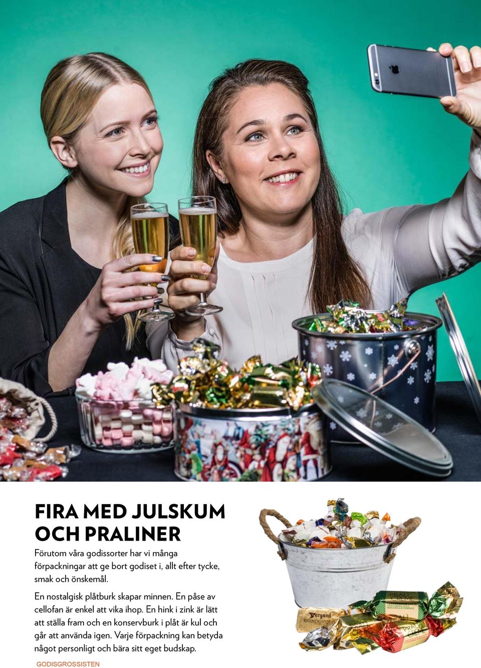 En påse av cellofan är enkel att vika ihop.