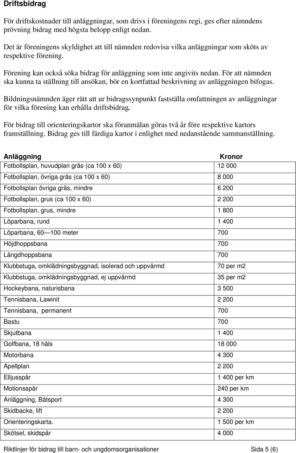 För att nämnden ska kunna ta ställning till ansökan, bör en kortfattad beskrivning av anläggningen bifogas.