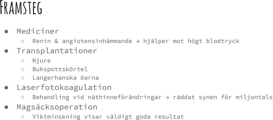 Laserfotokoagulation Behandling vid näthinneförändringar räddat synen